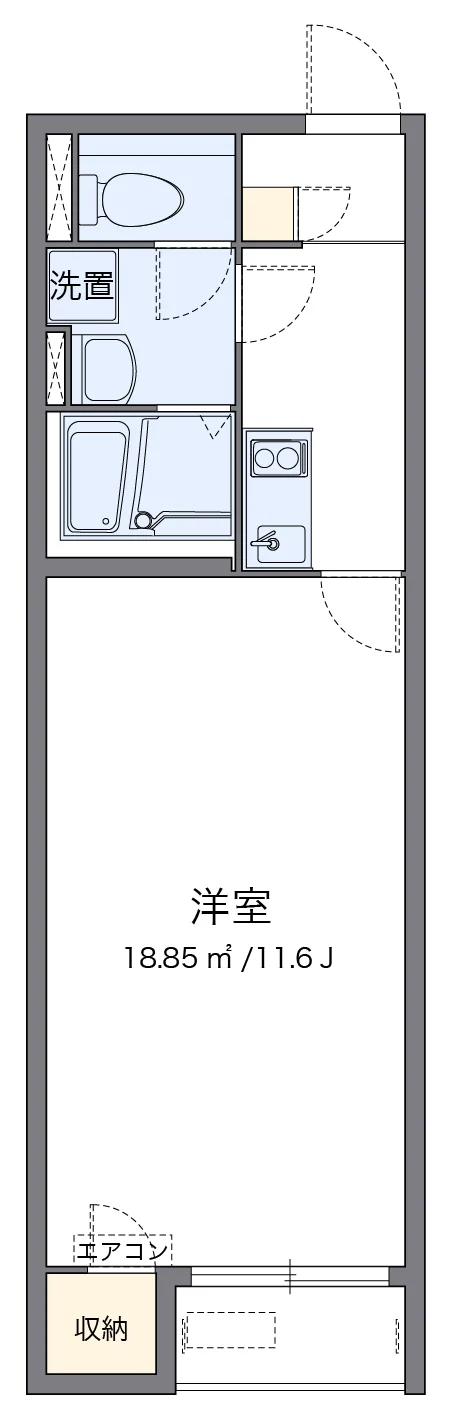 代表的な間取のため実際の間取とは異なる場合があります