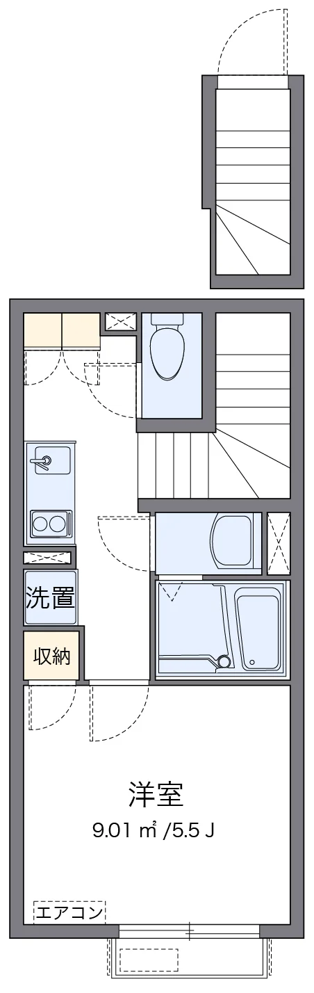 代表的な間取のため実際の間取とは異なる場合があります