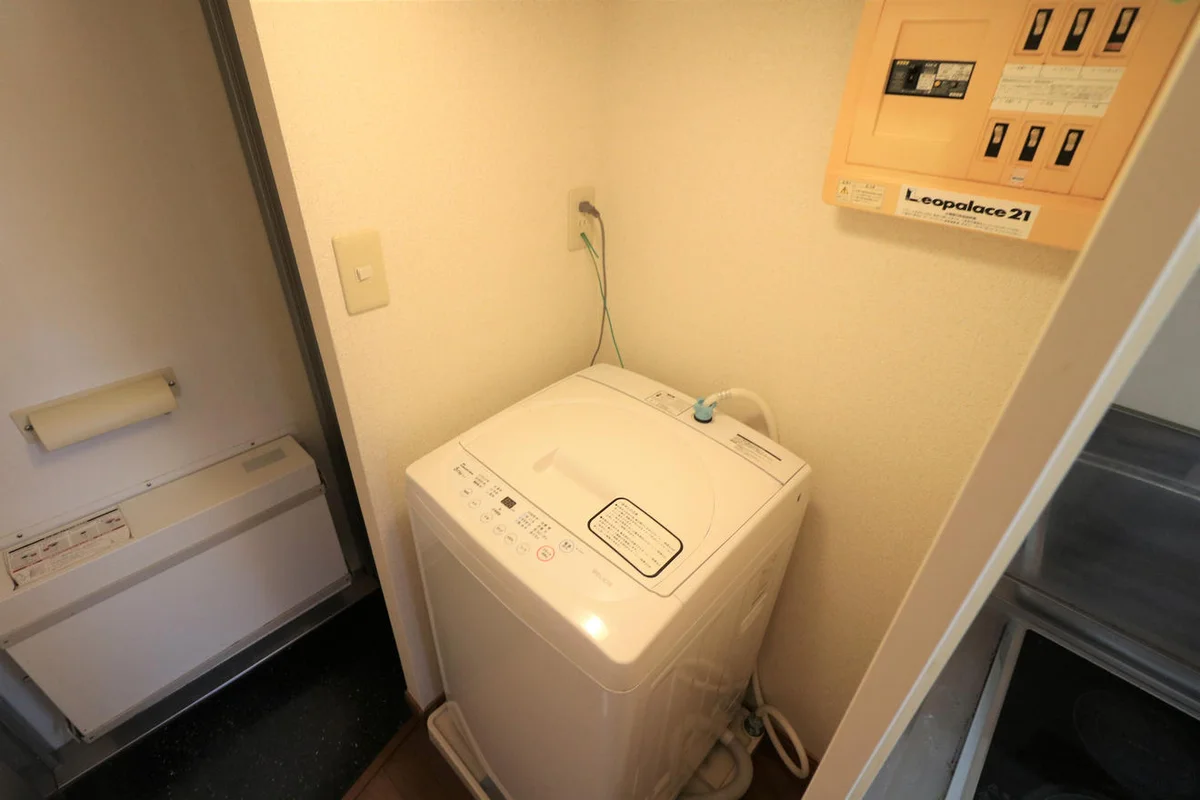 室内洗濯機完備によりお手軽に引越しが可能！