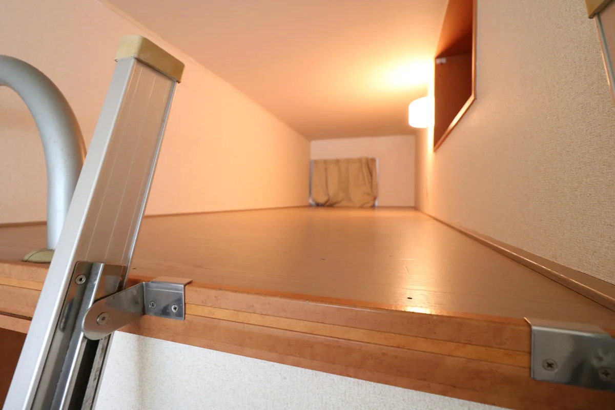 ロフトを活用すれば広々とした洋室を確保