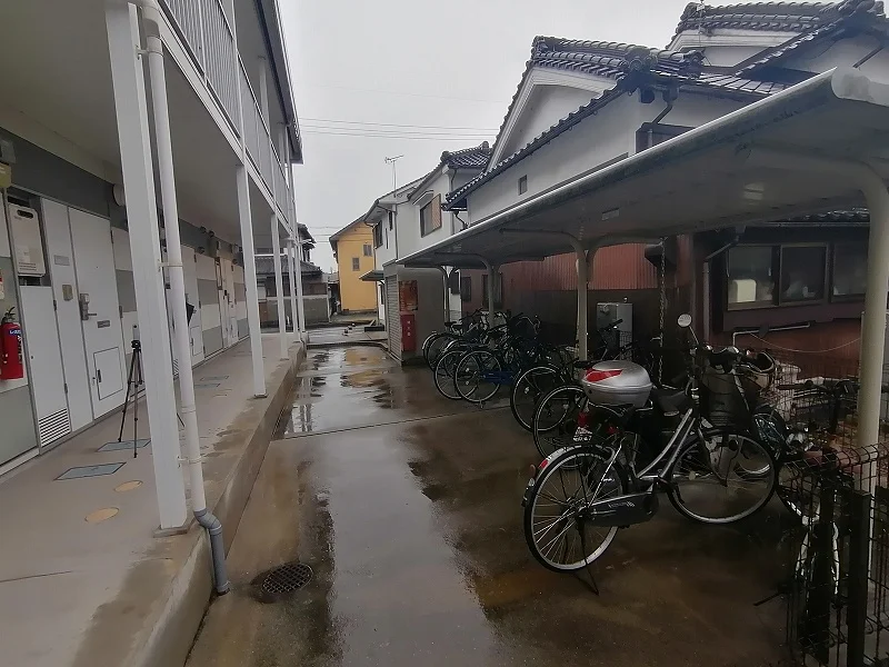 駐輪場です。