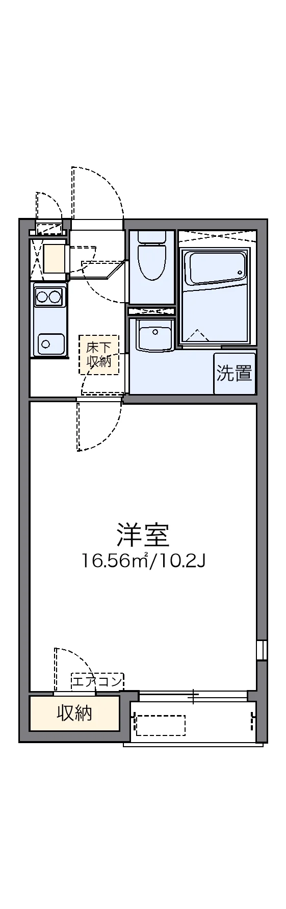 代表的な間取のため実際の間取とは異なる場合があります