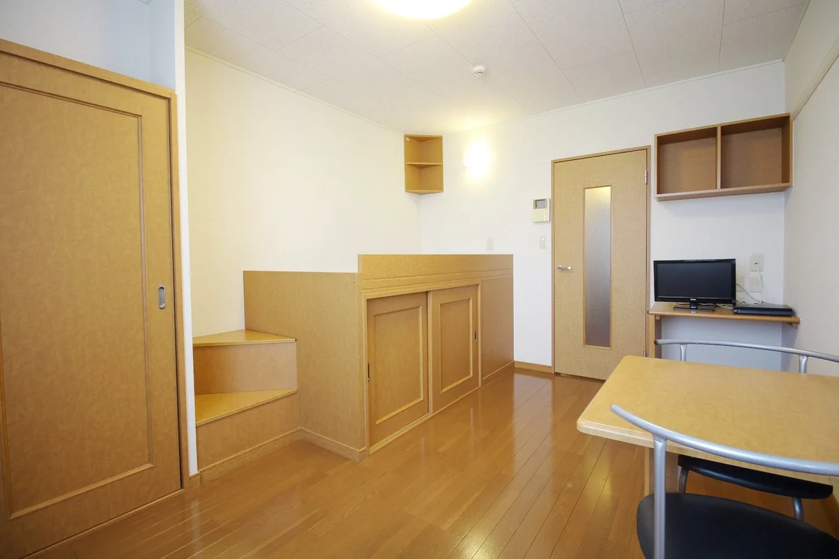 収納がたくさんある人気のベッドタイプのお部屋です♪