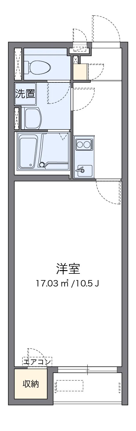 代表的な間取のため実際の間取とは異なる場合があります
