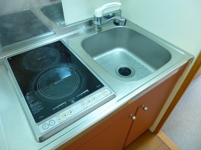 電気コンロ２口です♪