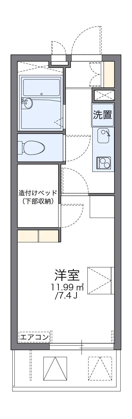 代表的な間取のため実際の間取とは異なる場合があります