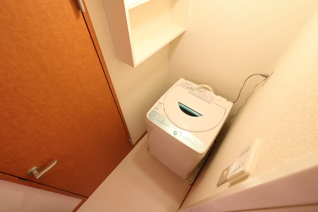 洗濯機完備によりお手軽に引越しが可能！