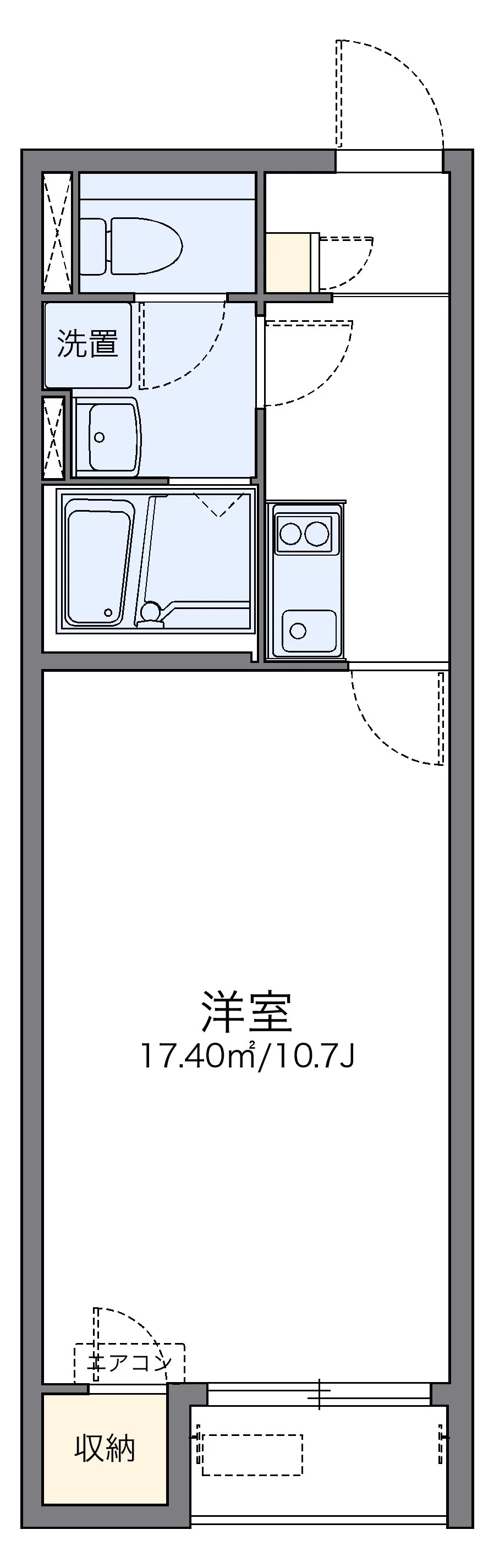 代表的な間取のため実際の間取とは異なる場合があります