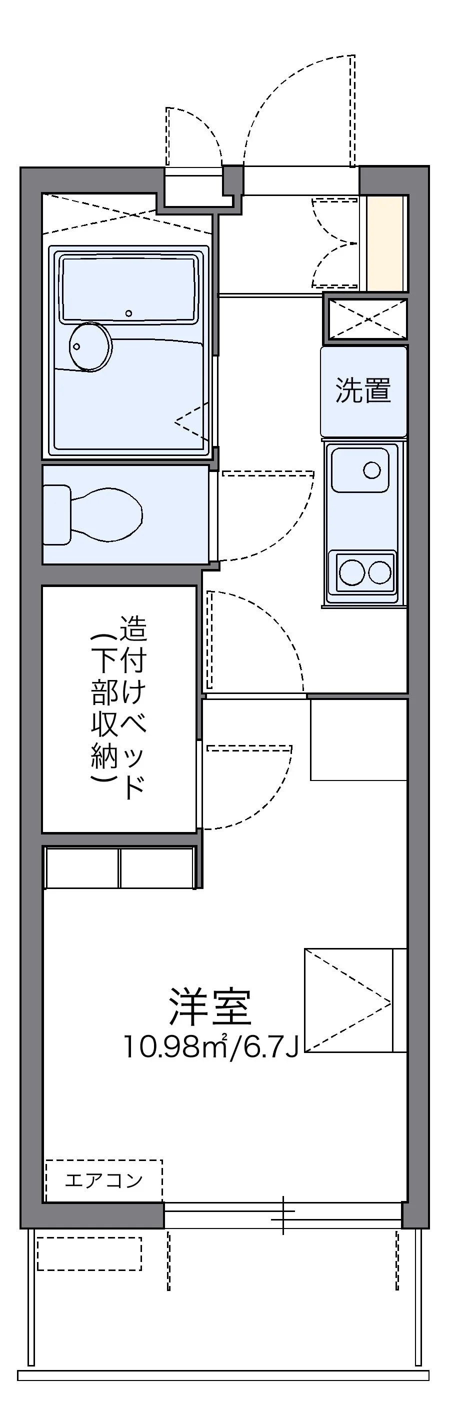 代表的な間取のため実際の間取とは異なる場合があります