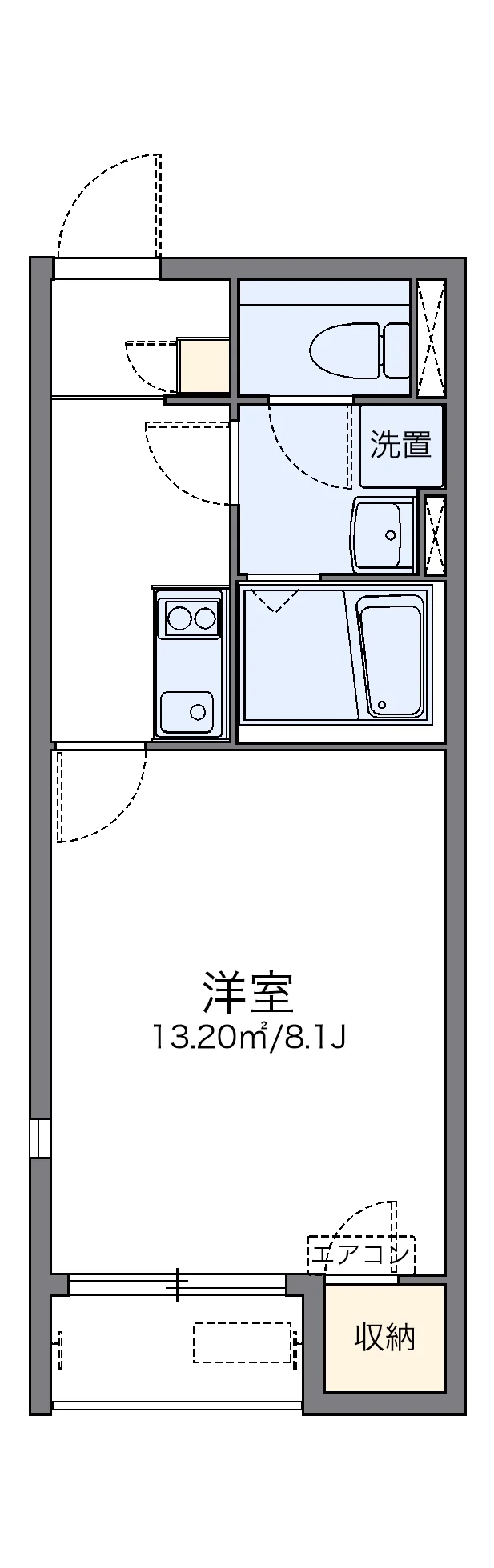 代表的な間取のため実際の間取とは異なる場合があります