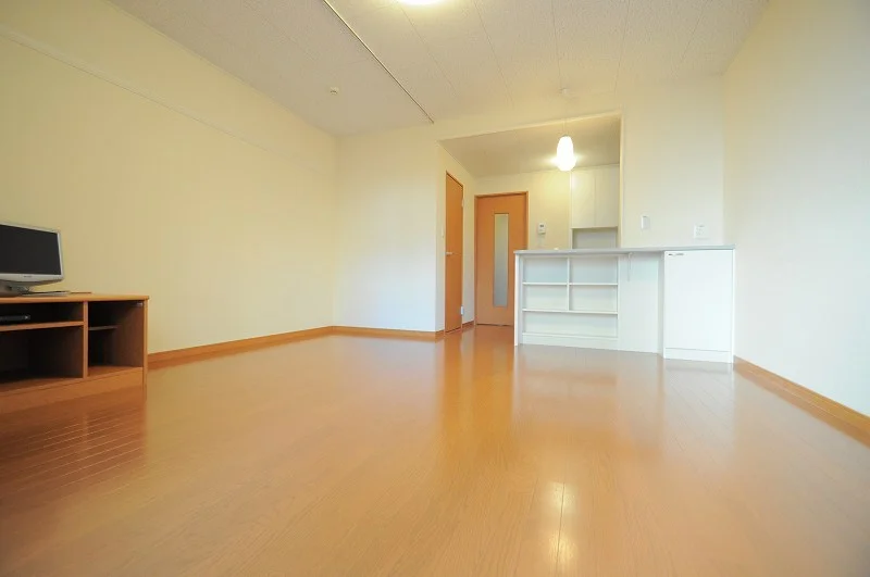 スタイリッシュな配色のお部屋です。