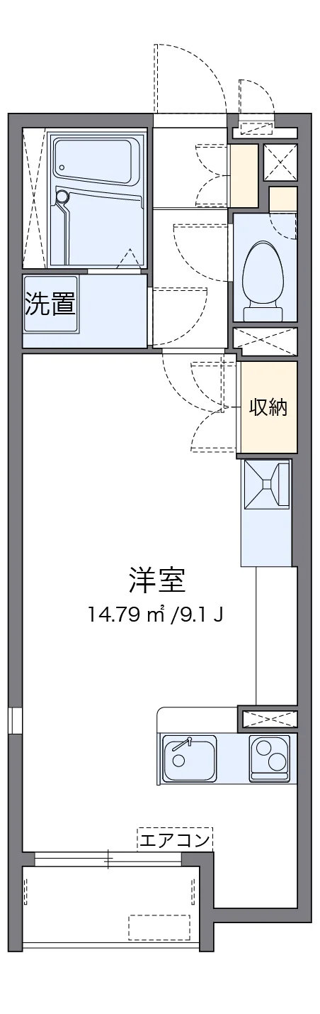代表的な間取のため実際の間取とは異なる場合があります