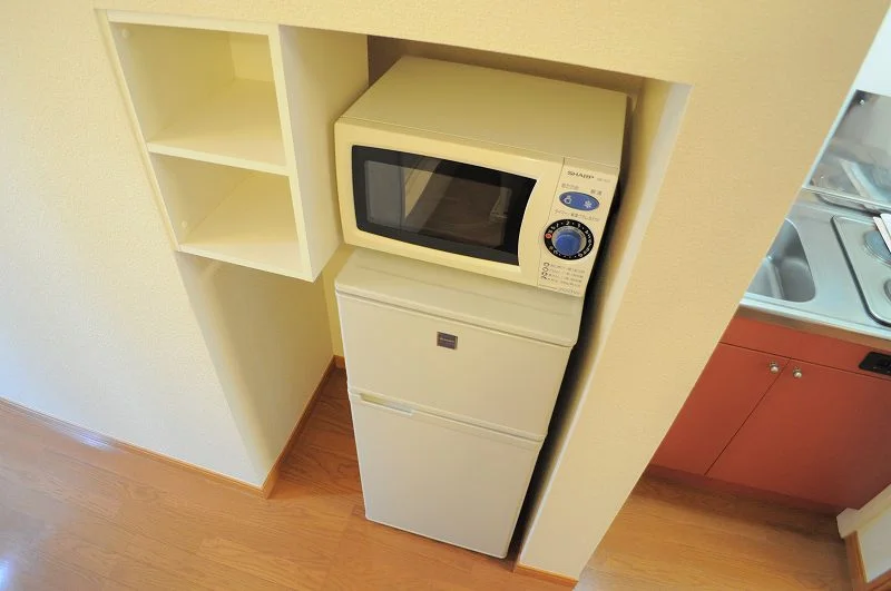 冷蔵庫、電子レンジ