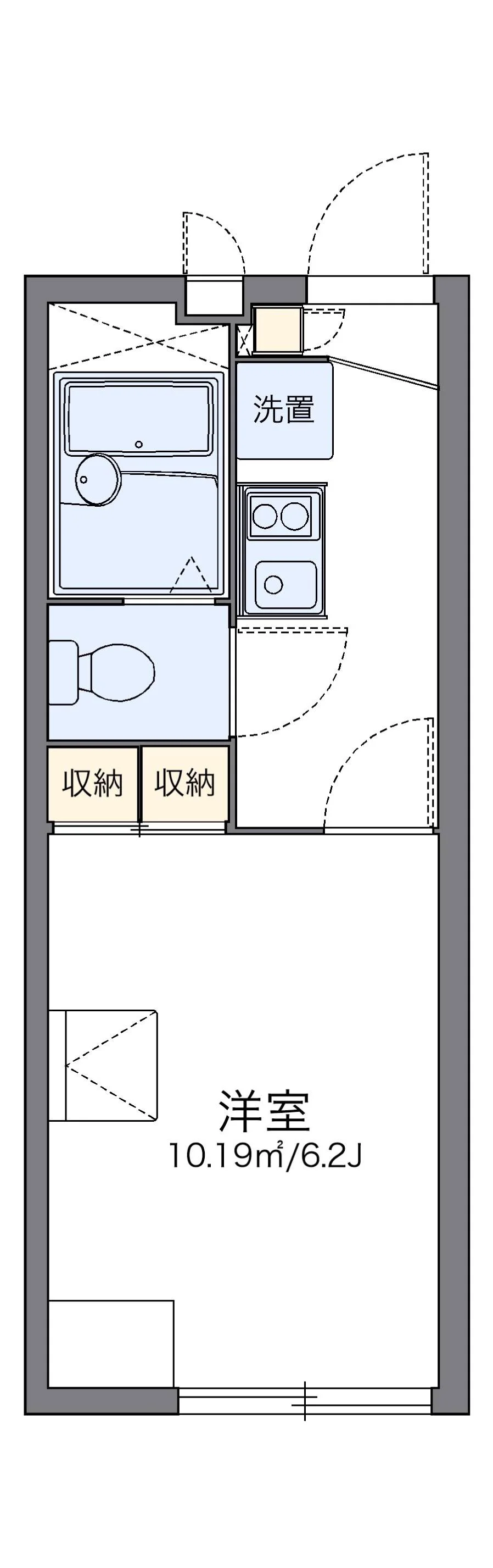 代表的な間取のため実際の間取とは異なる場合があります