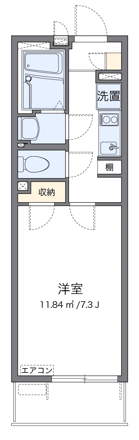 代表的な間取のため実際の間取とは異なる場合があります