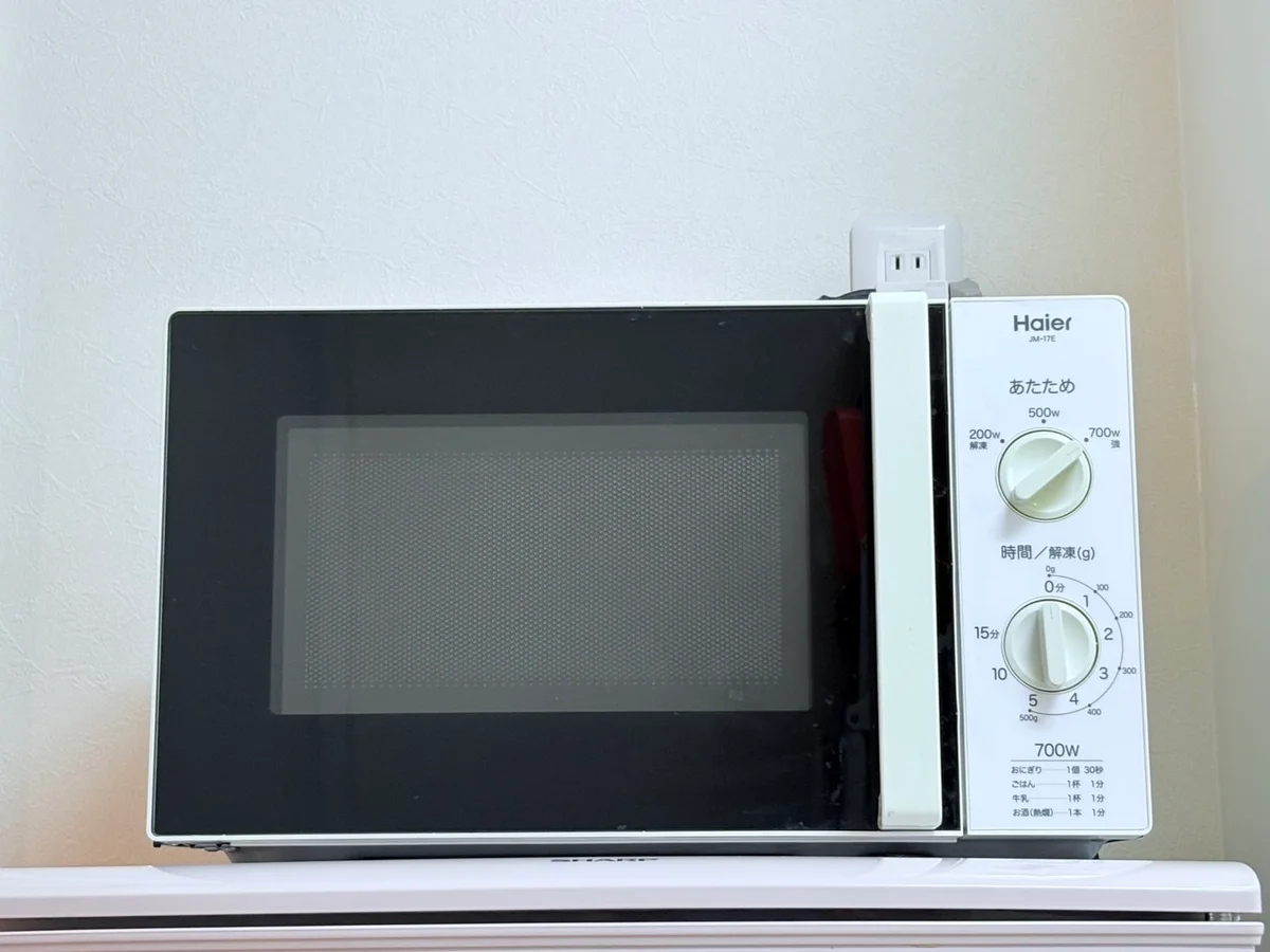 家電備え付なので、自由に使ってあたたかいご飯がその日から作れます！