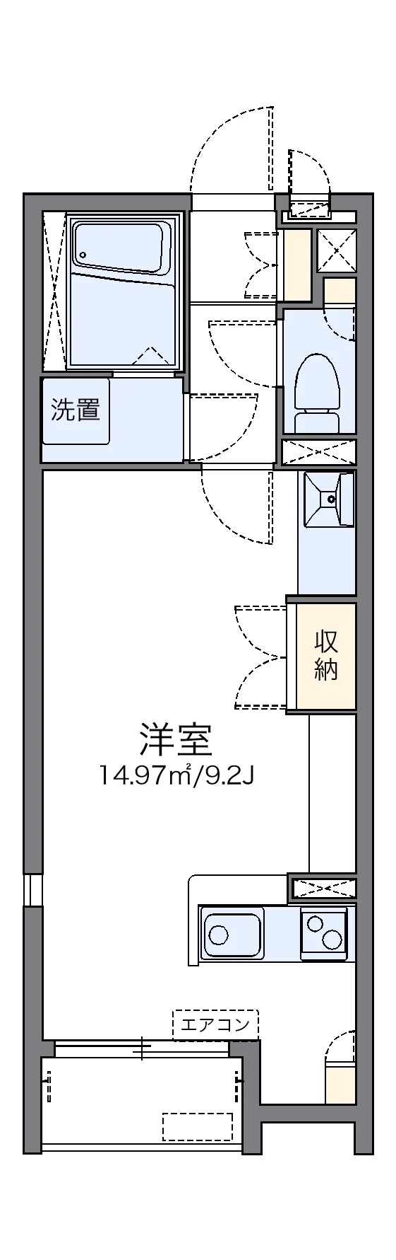 代表的な間取のため実際の間取とは異なる場合があります