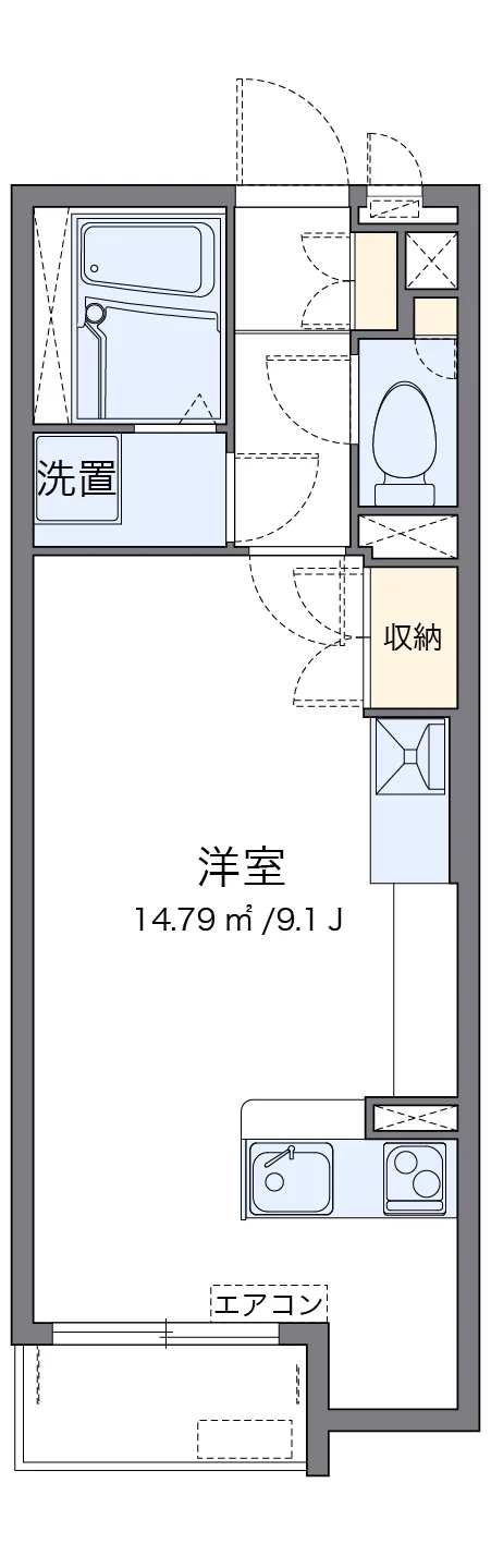 代表的な間取のため実際の間取とは異なる場合があります