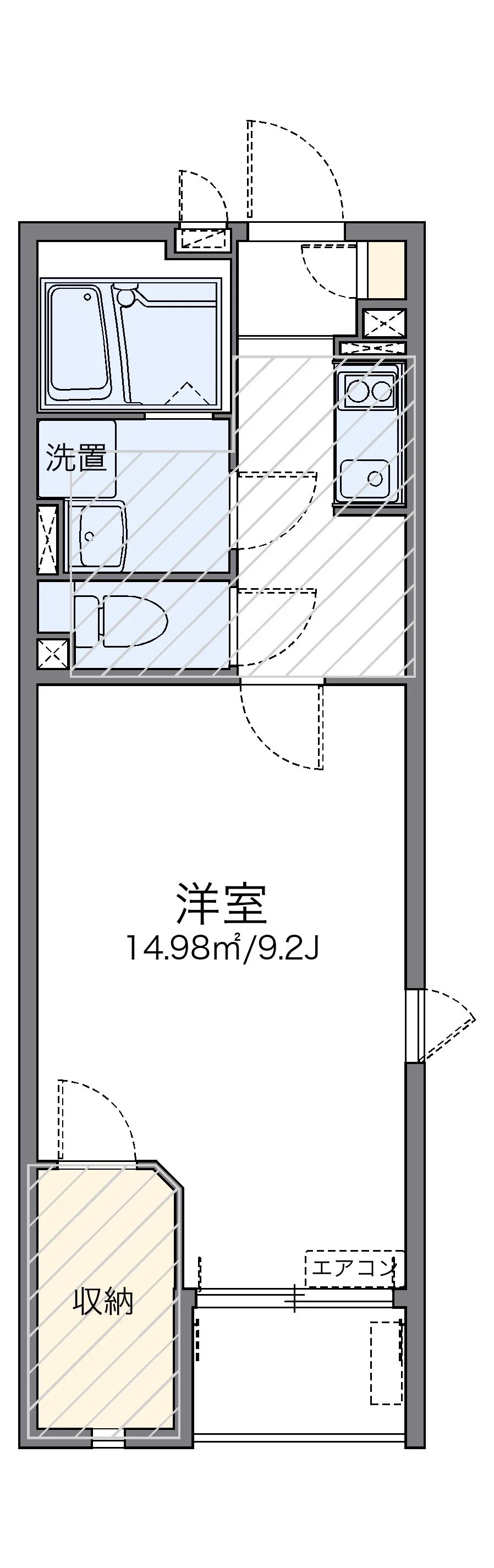 代表的な間取のため実際の間取とは異なる場合があります