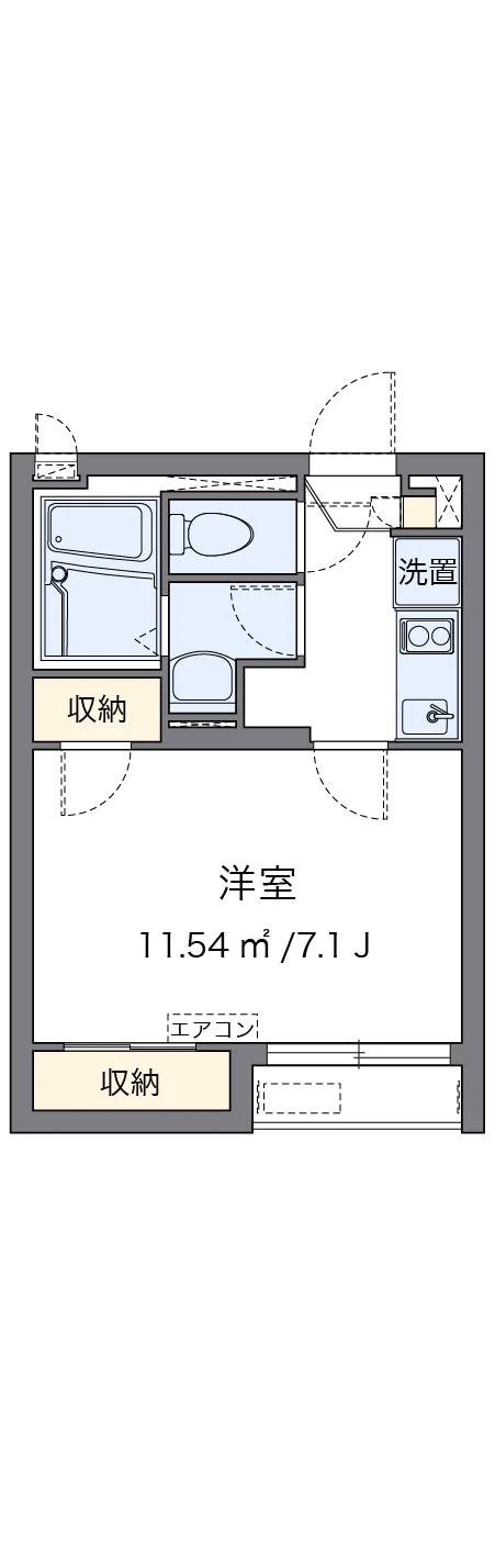 代表的な間取のため実際の間取とは異なる場合があります