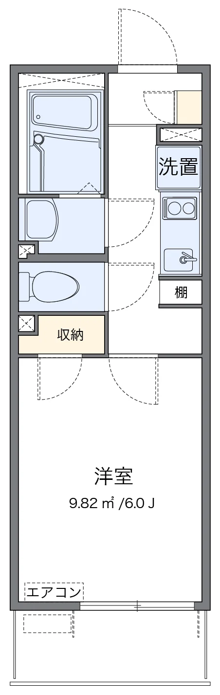代表的な間取のため実際の間取とは異なる場合があります