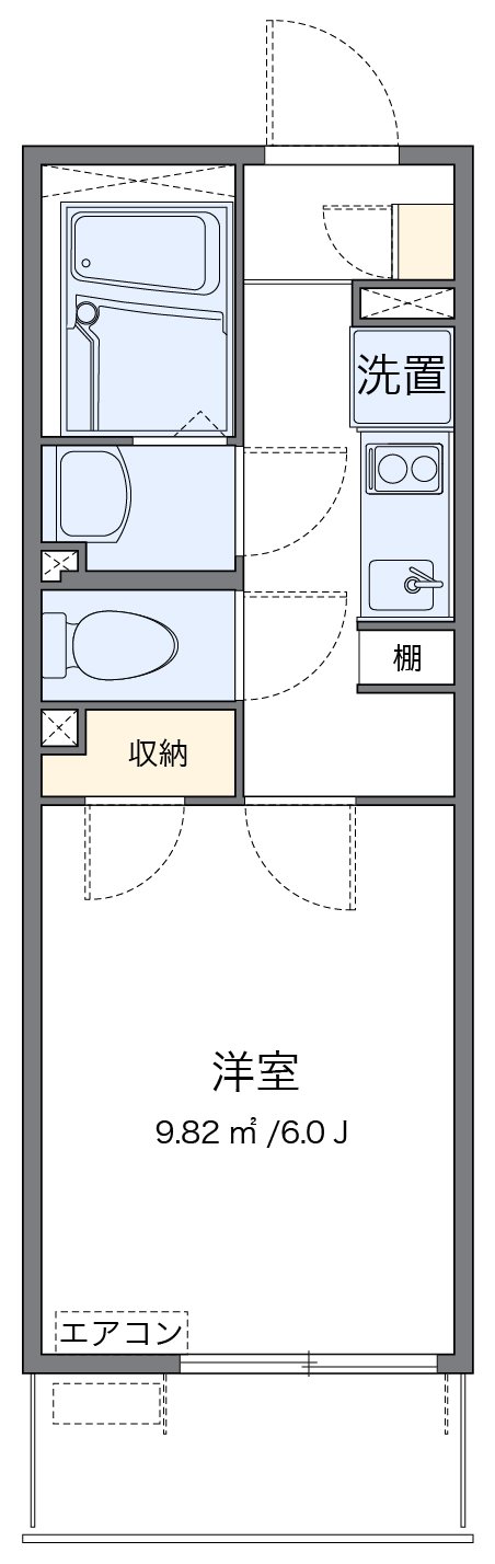 代表的な間取のため実際の間取とは異なる場合があります