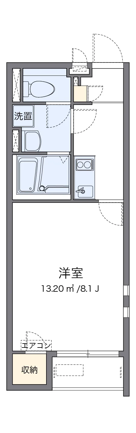 代表的な間取のため実際の間取とは異なる場合があります