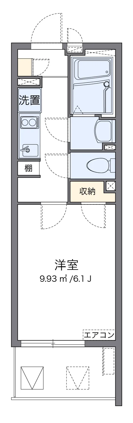 代表的な間取のため実際の間取とは異なる場合があります