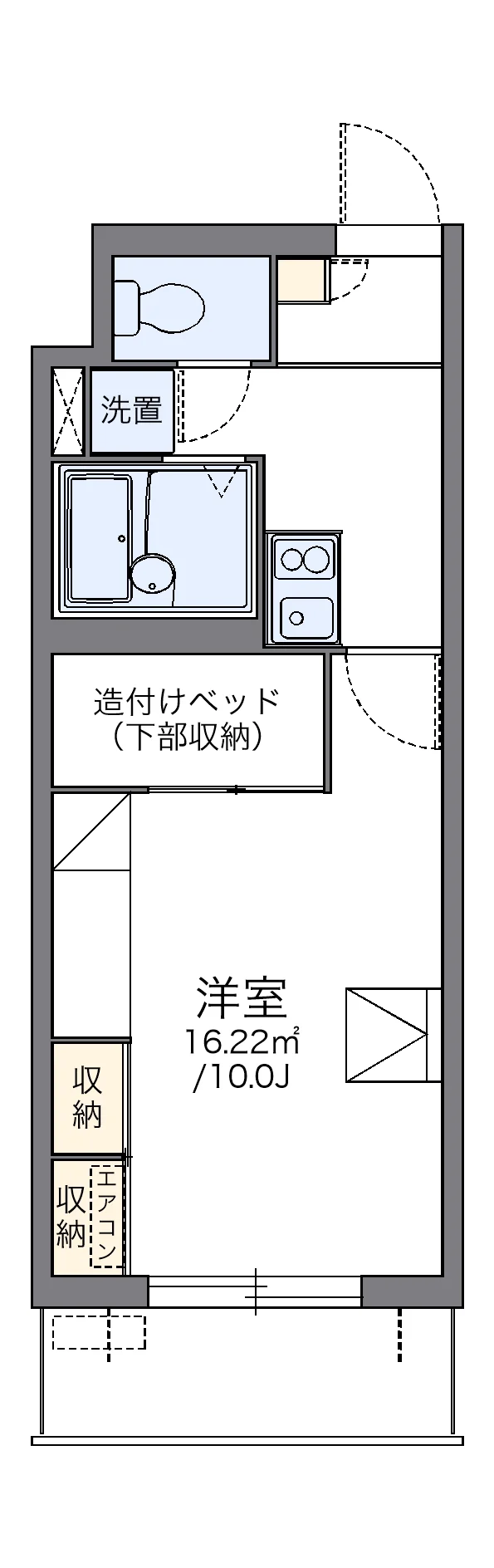 代表的な間取のため実際の間取とは異なる場合があります