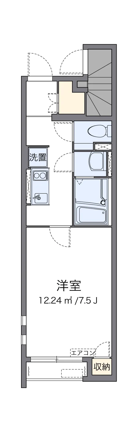 代表的な間取のため実際の間取とは異なる場合があります