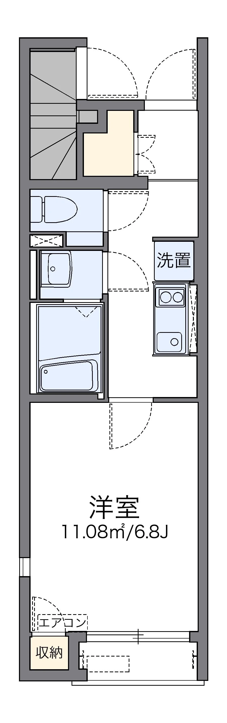 代表的な間取のため実際の間取とは異なる場合があります