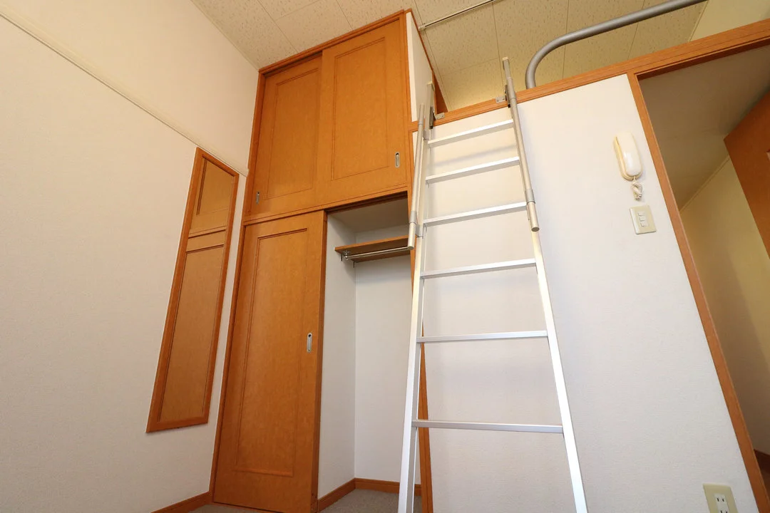 上下に豊富なクローゼット収納スペースを確保！