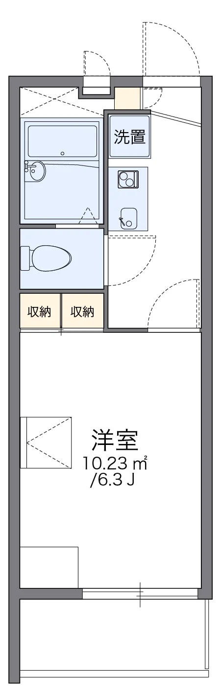 代表的な間取のため実際の間取とは異なる場合があります