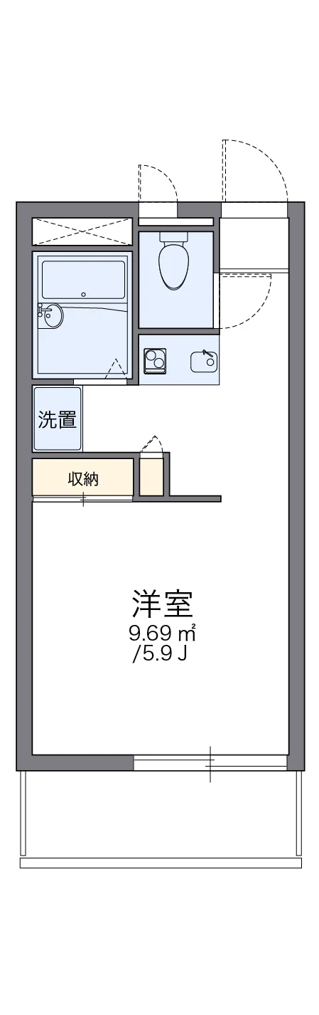 代表的な間取のため実際の間取とは異なる場合があります