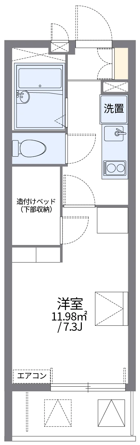 代表的な間取のため実際の間取とは異なる場合があります