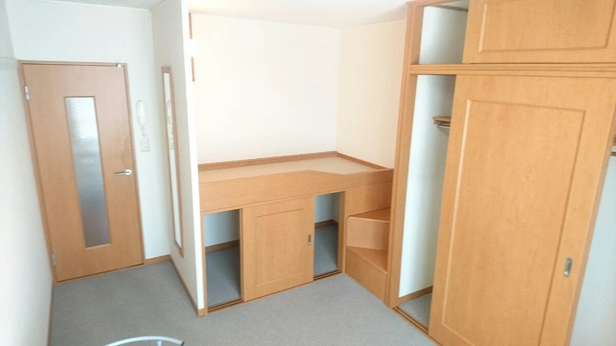 奥にハイベットがあります！