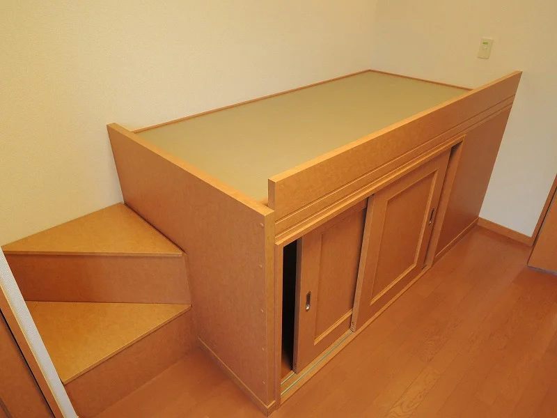 収納付ベッドタイプのお部屋