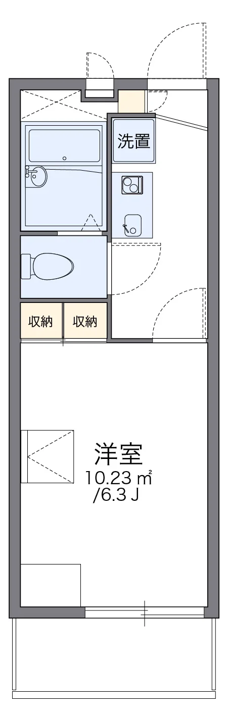 代表的な間取のため実際の間取とは異なる場合があります