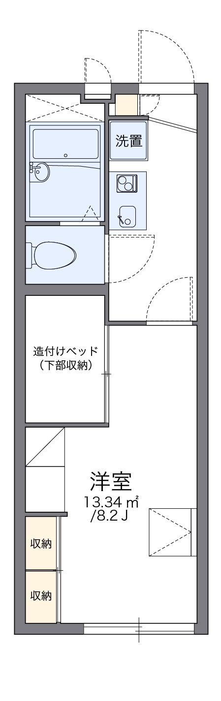 代表的な間取のため実際の間取とは異なる場合があります
