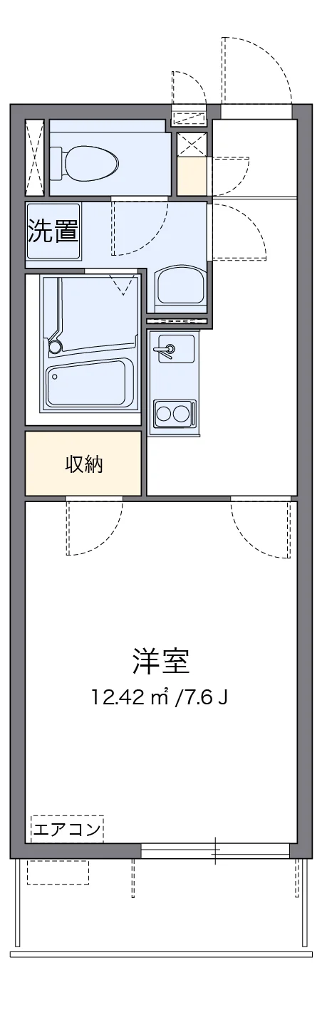 代表的な間取のため実際の間取とは異なる場合があります
