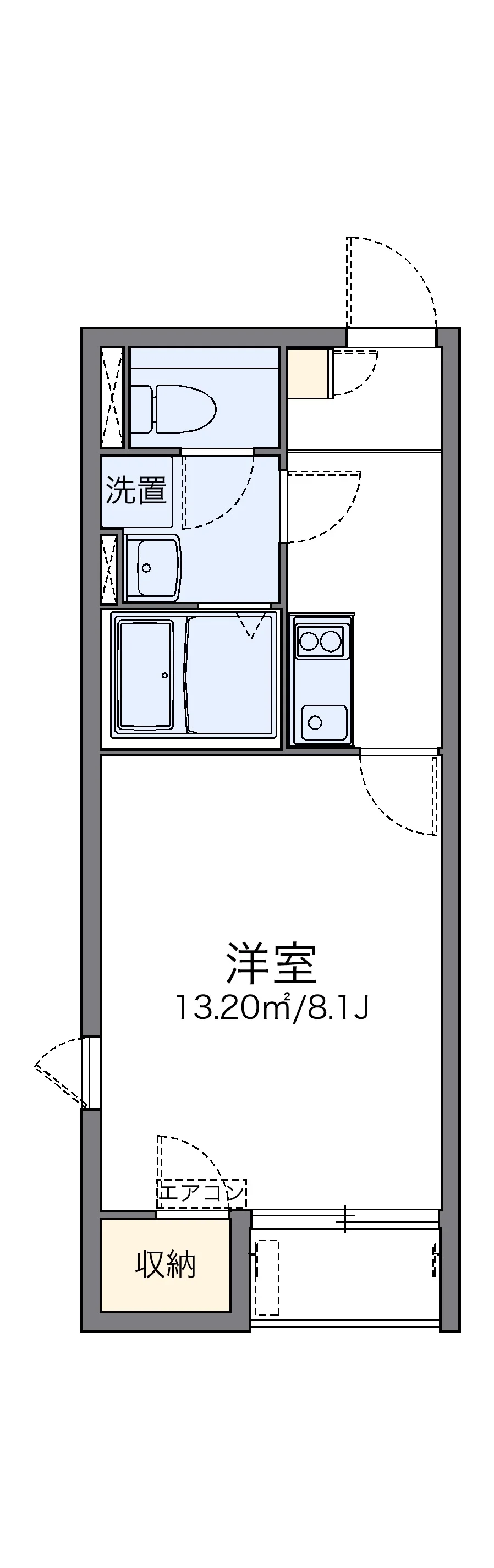 代表的な間取のため実際の間取とは異なる場合があります