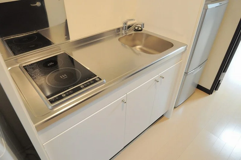 ２口コンロでお料理の幅も広がります。