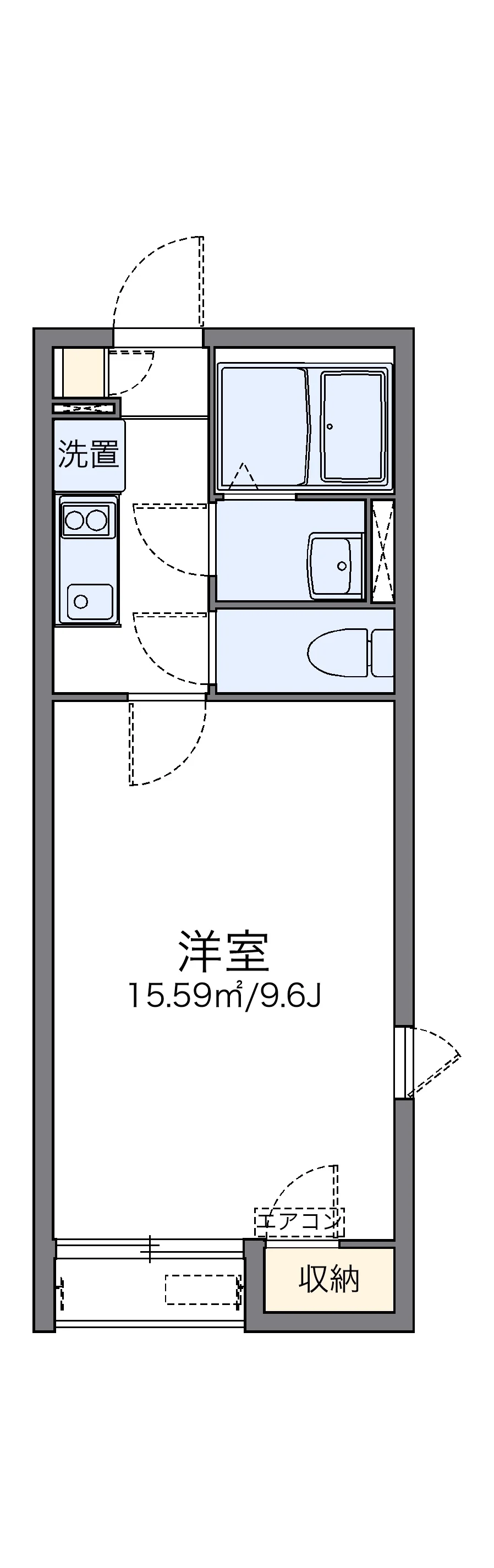 代表的な間取のため実際の間取とは異なる場合があります