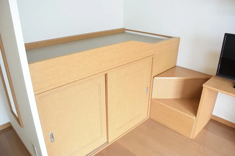 ロフトでぐっすり出来ます。