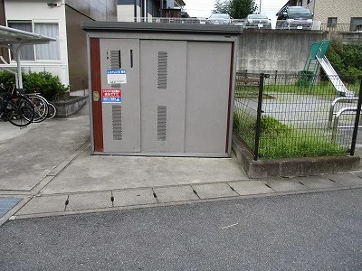 入居者様専用ゴミ庫です。