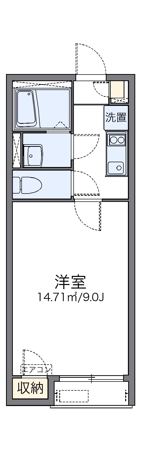 代表的な間取のため実際の間取とは異なる場合があります