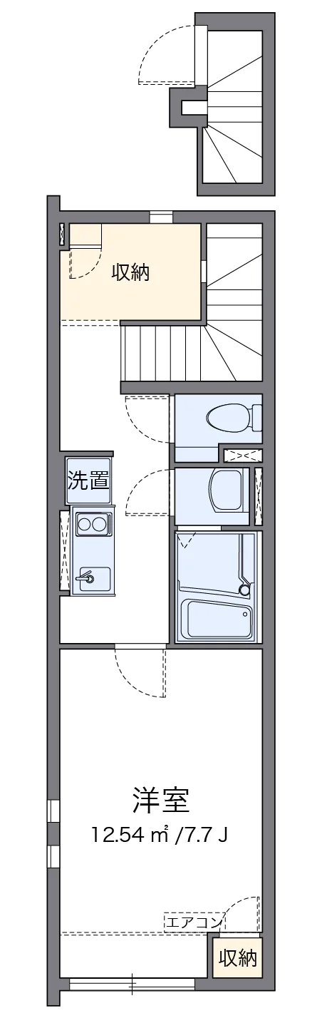 代表的な間取のため実際の間取とは異なる場合があります