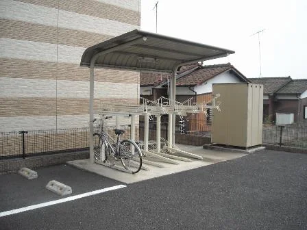 駐輪場です。