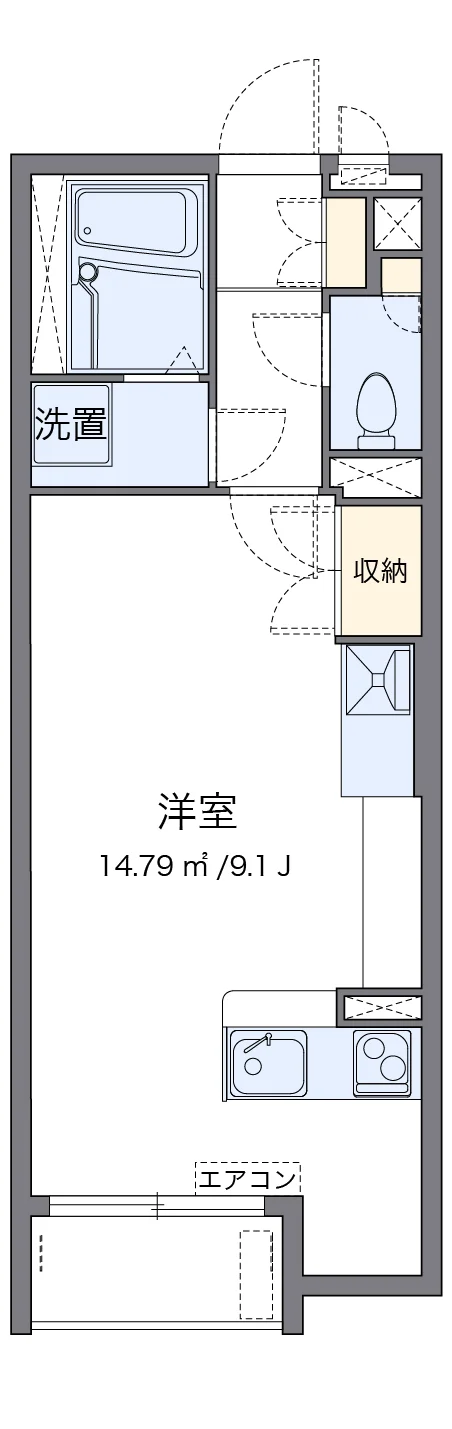 代表的な間取のため実際の間取とは異なる場合があります