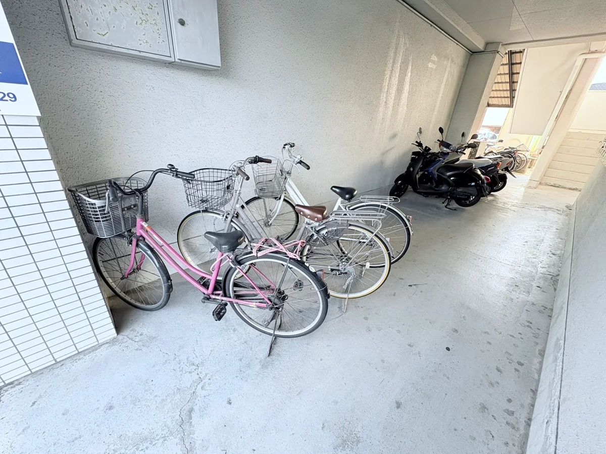 駐輪場完備してます♪